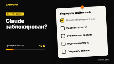 Claude заблокировали: что делать и как подать апелляцию