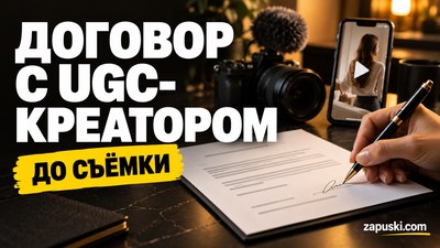 Договор с UGC-креатором: НПД, права и приёмка видео