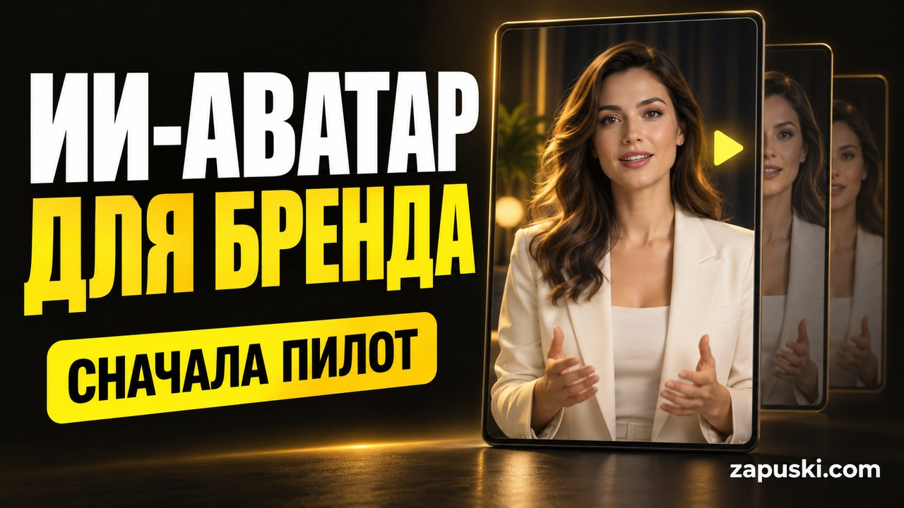 ИИ-аватар для бренда: сначала пилот