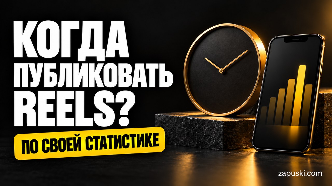 Когда публиковать Reels — по своей статистике