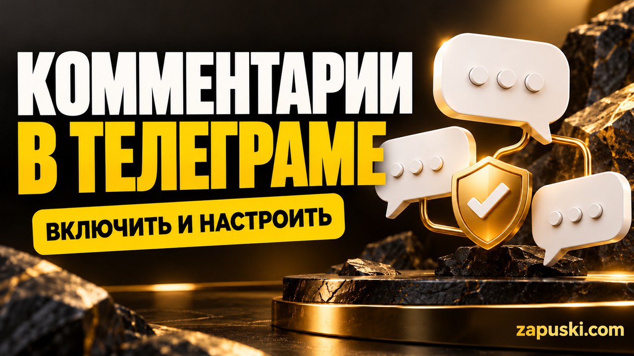 Комментарии в Телеграме: включить и настроить
