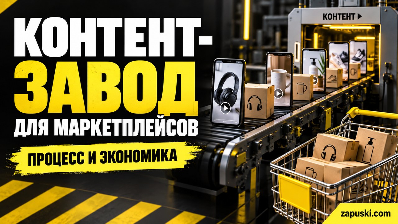 Контент-завод для маркетплейсов: запуск, процесс и экономика