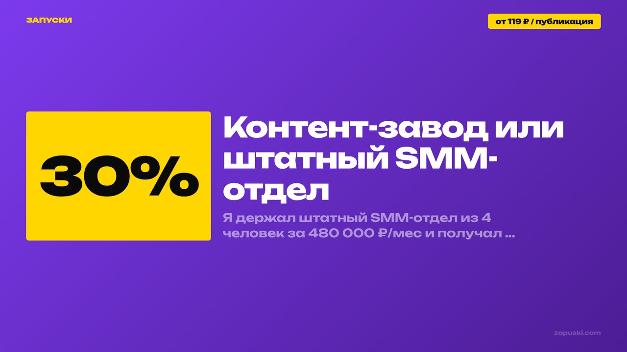 Контент-завод или штатный SMM-отдел — что выгоднее бизнесу в 2026