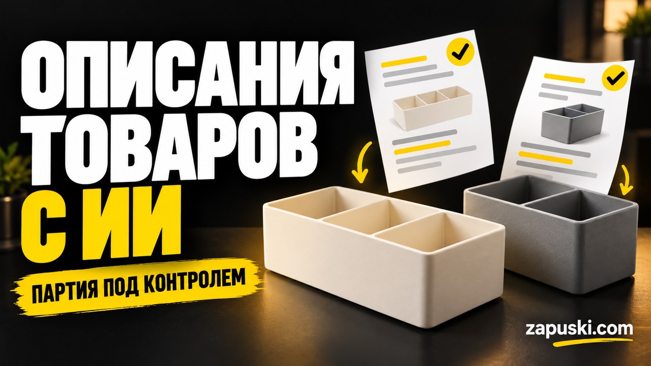 Описания товаров с ИИ: партия под контролем