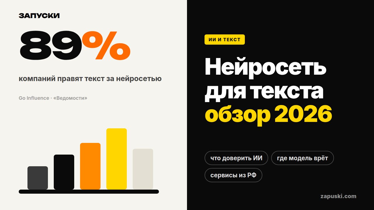 Нейросеть для текста: карта доверия по типам текстов бизнеса и инструменты для описаний, постов и сценариев