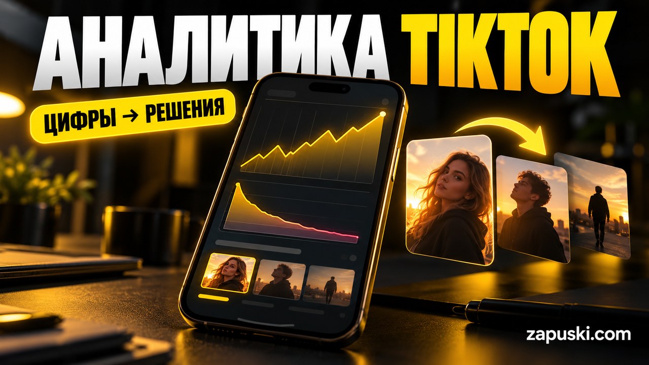 Аналитика TikTok: цифры превращаются в решения о следующей серии видео