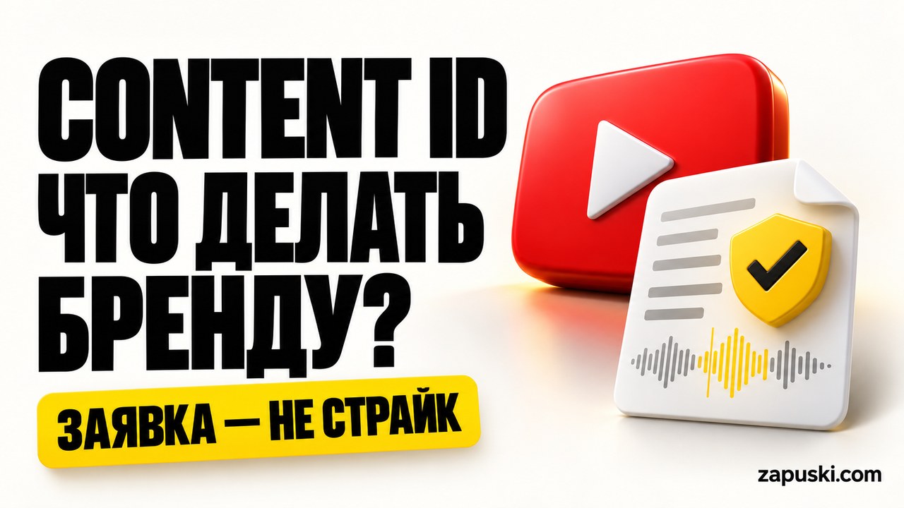 Content ID: что делать бренду. Заявка — не страйк