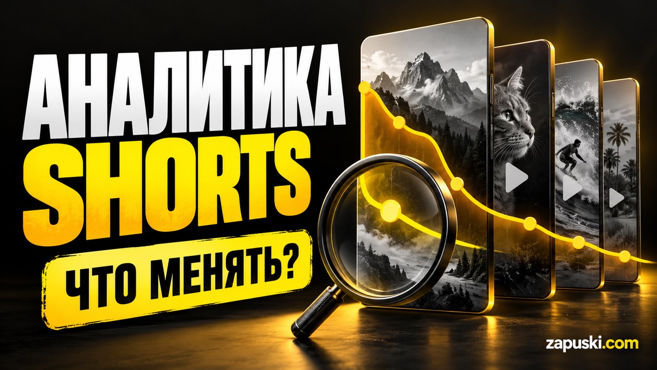 Аналитика Shorts: что менять в серии видео